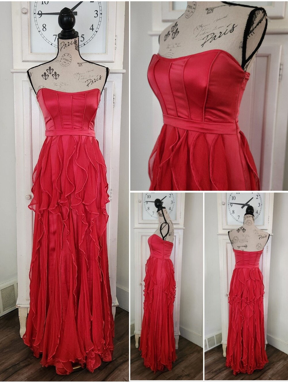 100% Silk Carlos Miele Goddess Gown
